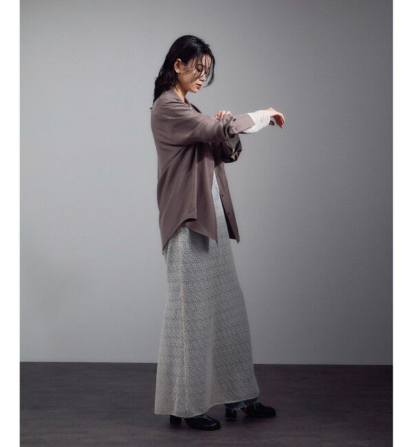 SALON adam et rope'「レースシアーワンピース」|ワンピース|