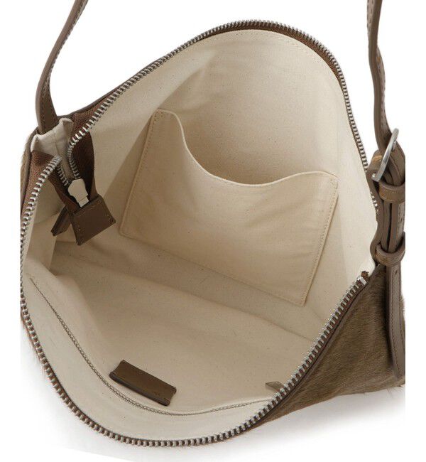 SALON adam et rope'「【W S（ドゥーブル）】へアリーカウレザーバッグ / ハンドバッグ」|ショルダー・メッセンジャー|