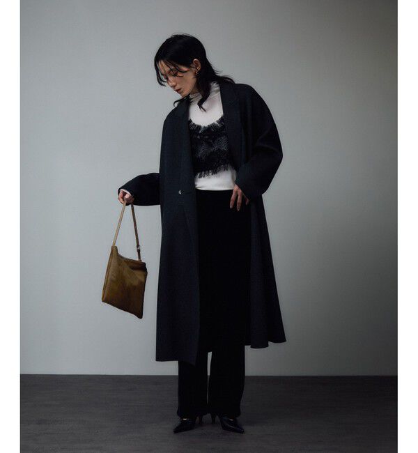 SALON adam et rope'「【W S（ドゥーブル）】へアリーカウレザーバッグ / ハンドバッグ」|ショルダー・メッセンジャー|