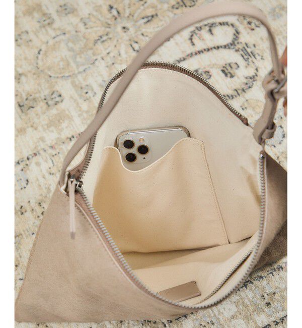 SALON adam et rope'「【W S（ドゥーブル）】へアリーカウレザーバッグ / ハンドバッグ」|ショルダー・メッセンジャー|