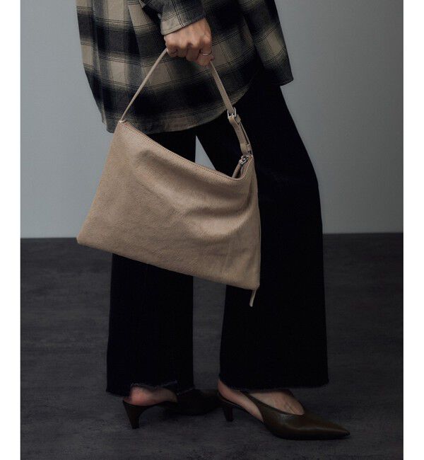 SALON adam et rope'「【W S（ドゥーブル）】へアリーカウレザーバッグ / ハンドバッグ」|ショルダー・メッセンジャー|