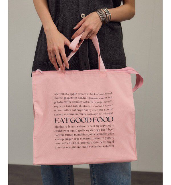 SALON adam et rope'「【WEB限定】スクエアクーラーバッグ［保冷・大容量］」|トートバッグ|ピンク(63)