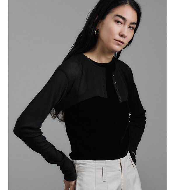 SALON adam et rope'「nu=layerショート丈カーディガンボレロ / UVケア」|カーディガン|