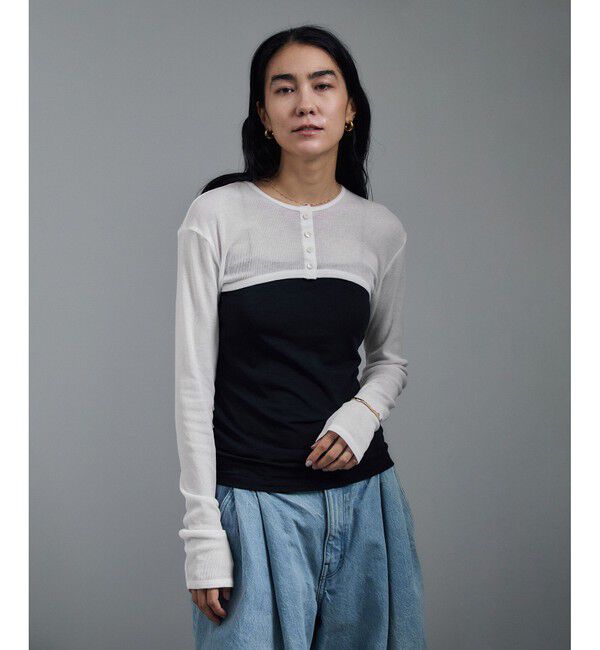 SALON adam et rope'「nu=layerショート丈カーディガンボレロ / UVケア」|カーディガン|