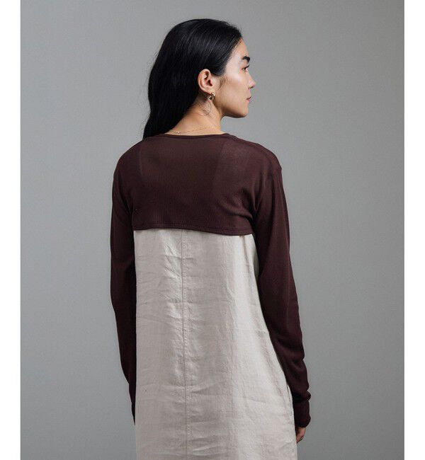 SALON adam et rope'「nu=layerショート丈カーディガンボレロ / UVケア」|カーディガン|