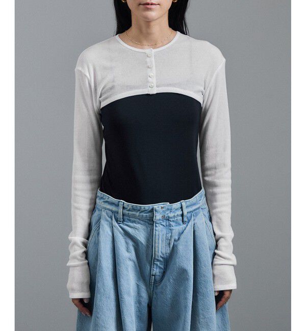 SALON adam et rope'「nu=layerショート丈カーディガンボレロ / UVケア」|カーディガン|