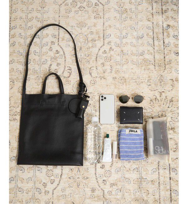 SALON adam et rope'「【WS（ドゥーブル）】チャーム付きナチュラルレザー2WAYトート」|トートバッグ|