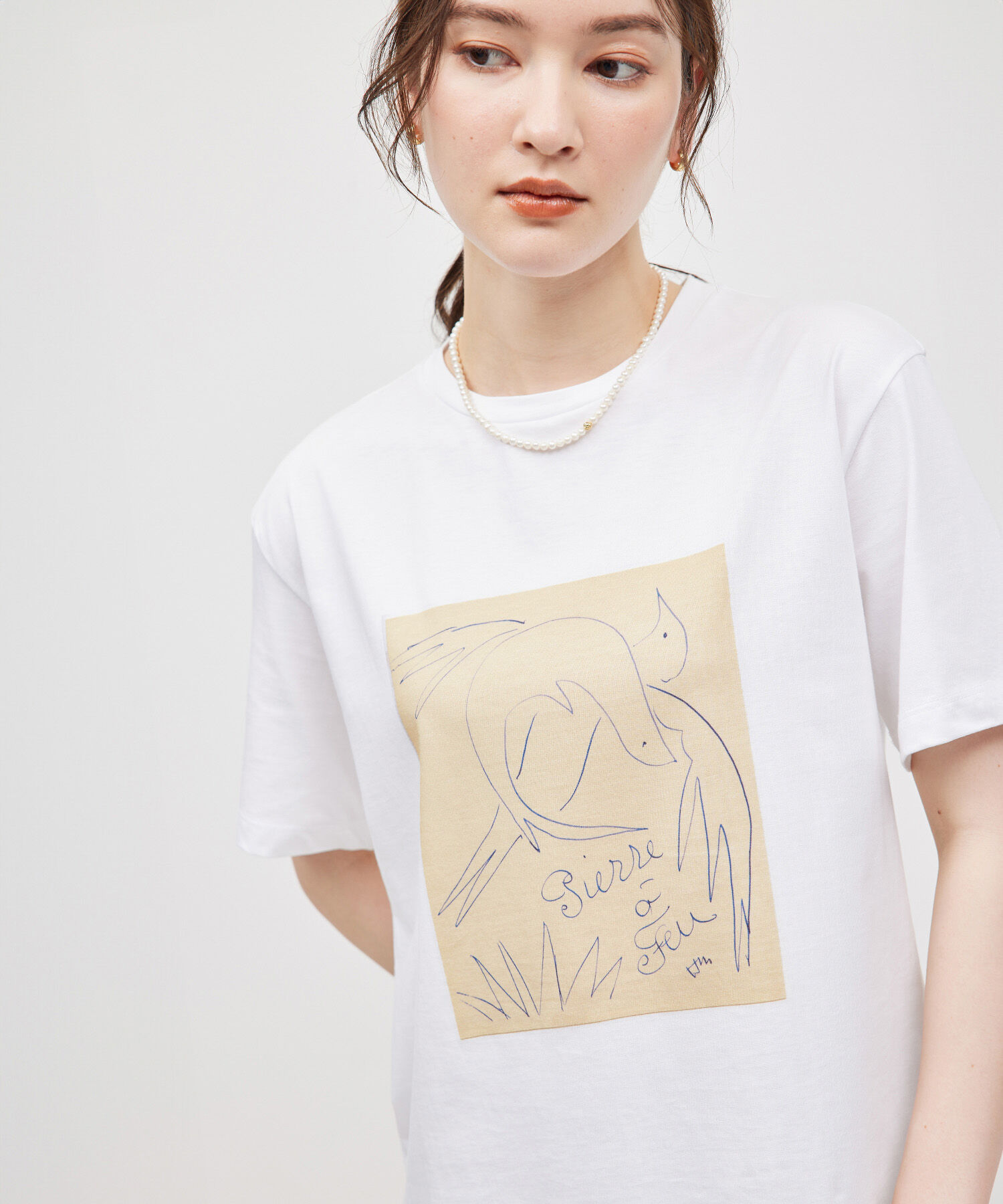 ROPE「【ROPE' meets Henri Matisse】プリント Tシャツ」|Tシャツ・カットソー|