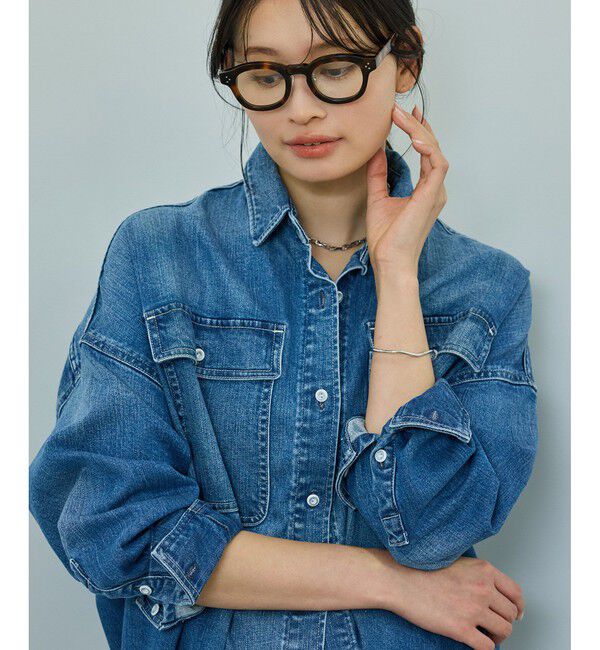 ROPE「【WEB・一部店舗限定】ボストンクリアレンズUVカットグラス/ケースセット」|メガネ|ブラウン(20)