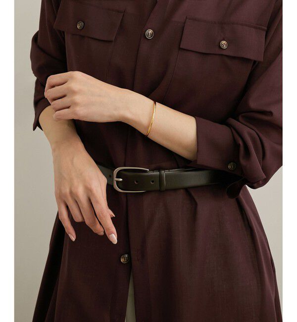 ROPE「【洗える】サファリシャツドレス」|ワンピース|