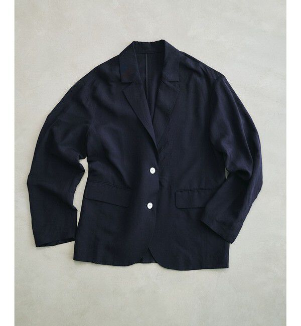 ROPE「レーヨンリネン ライトジャケット【セットアップパンツ・ワンピース対応】」|テーラードジャケット|
