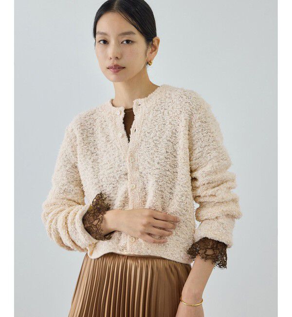 ROPE「【COOHEM(コーヘン)】 COTTON FANCY YARN KNIT CARDIGAN」|カーディガン|キナリ(16)