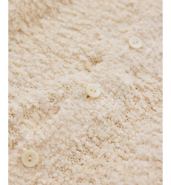 ROPE「【COOHEM(コーヘン)】 COTTON FANCY YARN KNIT CARDIGAN」|カーディガン|