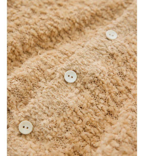 ROPE「【COOHEM(コーヘン)】 COTTON FANCY YARN KNIT CARDIGAN」|カーディガン|