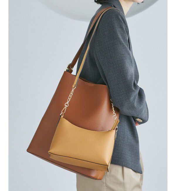 ROPE PICNIC PASSAGE「【A4対応】me fit BAG ワンショルダートート＆ミニショルダーバッグ/2点セット・通勤対応」|ショルダー・メッセンジャー|