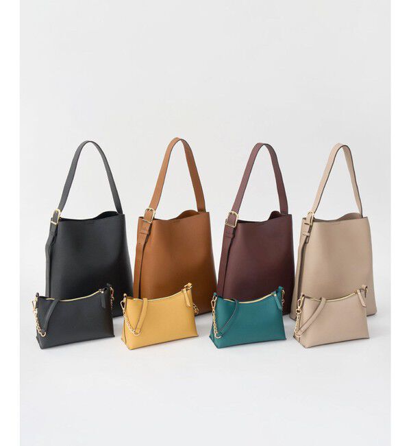 ROPE PICNIC PASSAGE「【A4対応】me fit BAG ワンショルダートート＆ミニショルダーバッグ/2点セット・通勤対応」|ショルダー・メッセンジャー|