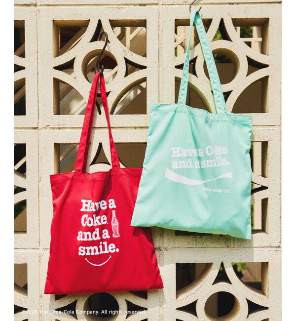 ROPE PICNIC PASSAGE「【Coca-Cola】ロゴプリントトートバッグ」|トートバッグ|