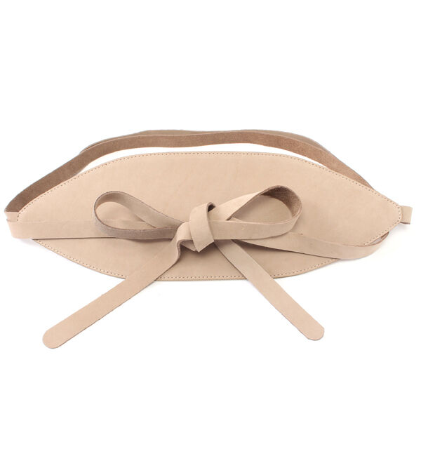 ADAM ET ROPE'「レザーリボンベルト」|ベルト|ベージュ(27)