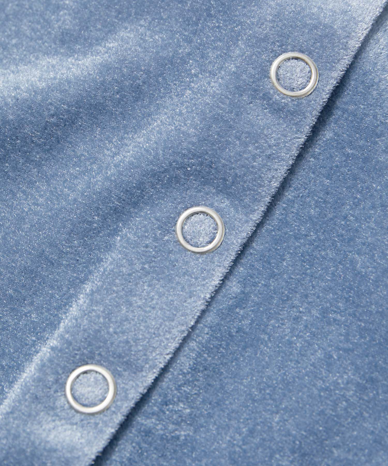 ADAM ET ROPE'「【洗える・ストレッチ】シアートリコットベロアカーディガン」|カーディガン|