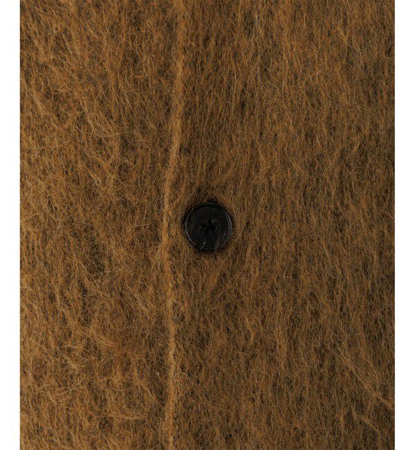 ADAM ET ROPE'「モヘアミックス オーバーサイズ クルーネックカーディガン」|カーディガン|