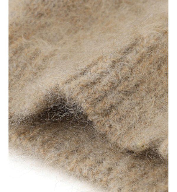 ADAM ET ROPE'「【EMOELLE】モヘアファーボレロカーディガン」|カーディガン|