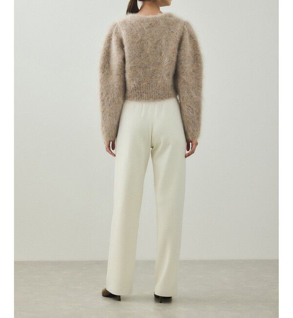 ADAM ET ROPE'「【EMOELLE】モヘアファーボレロカーディガン」|カーディガン|