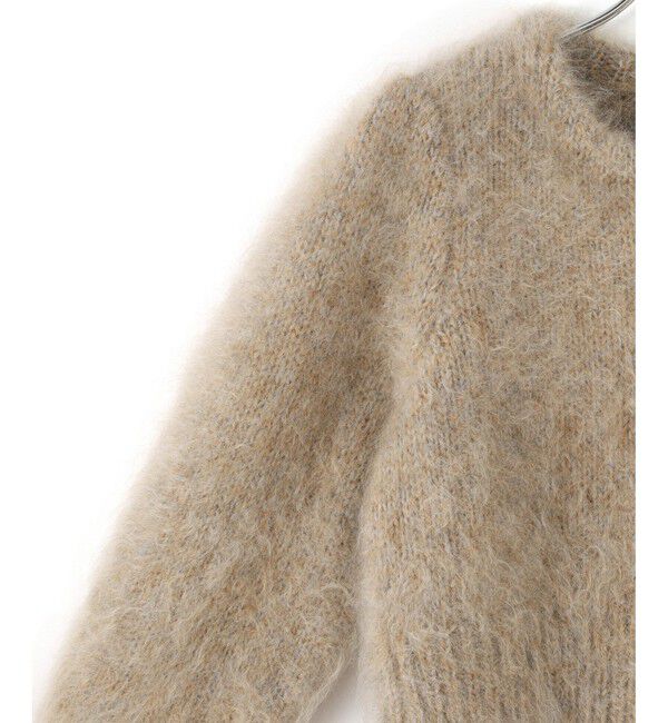 ADAM ET ROPE'「【EMOELLE】モヘアファーボレロカーディガン」|カーディガン|