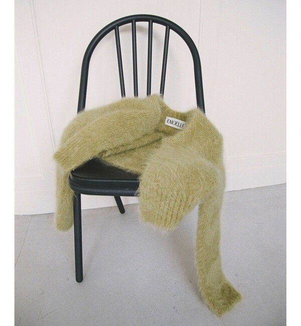 ADAM ET ROPE'「【EMOELLE】モヘアファーボレロカーディガン」|カーディガン|