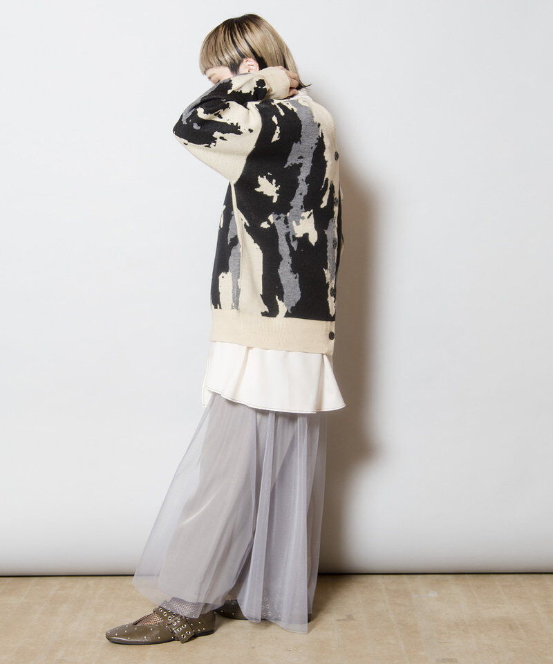  「2WAYジャガードニットプルオーバー」|ニット・セーター|