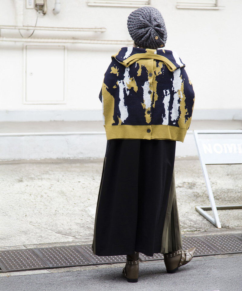  「2WAYジャガードニットプルオーバー」|ニット・セーター|