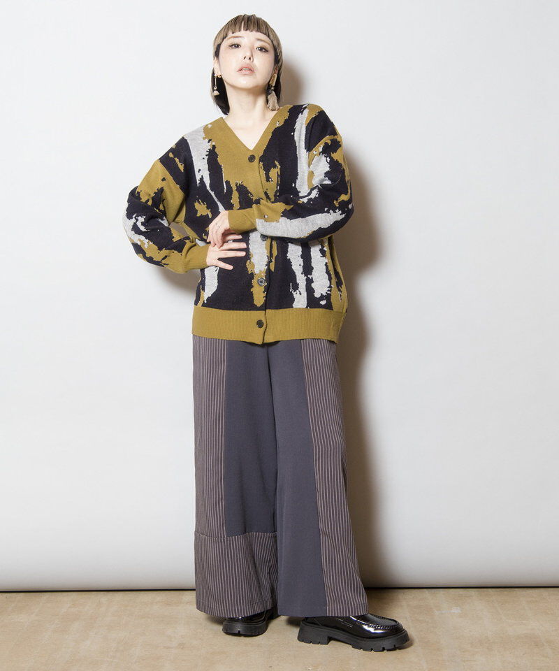  「2WAYジャガードニットプルオーバー」|ニット・セーター|