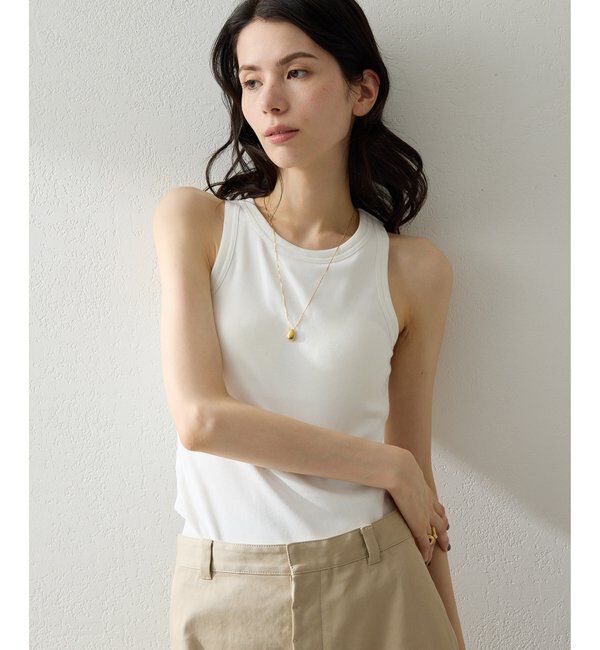 THE PAUSE「【THE PAUSE】カップインタンク」|Tシャツ・カットソー|