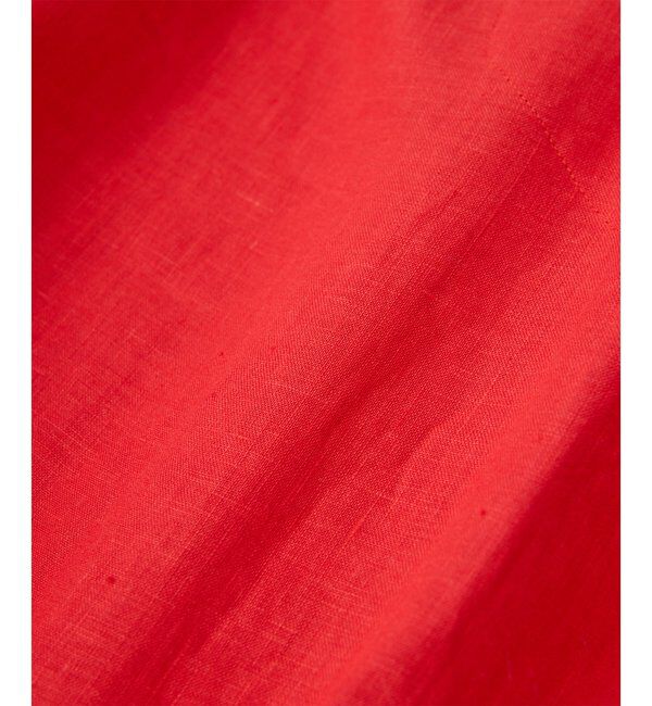  「リネンフードプルオーバー」|シャツ・ブラウス|