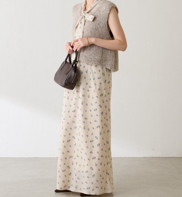  「小花柄マーメイドスカート」|スカート|