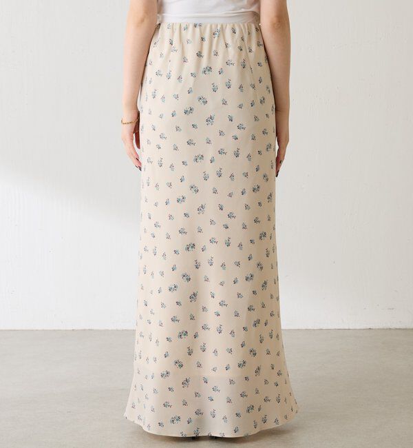  「小花柄マーメイドスカート」|スカート|