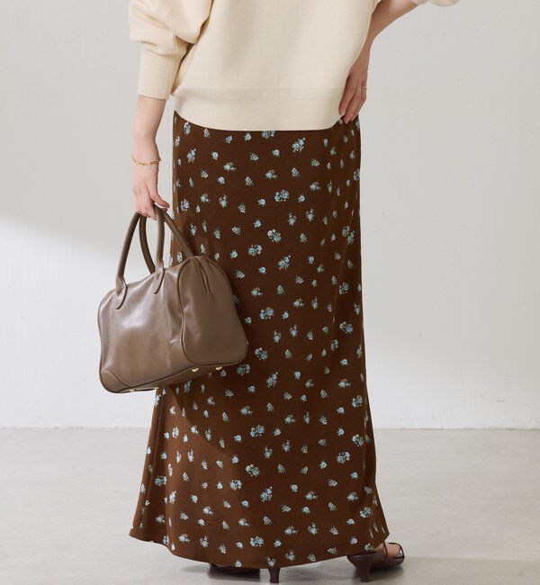  「小花柄マーメイドスカート」|スカート|