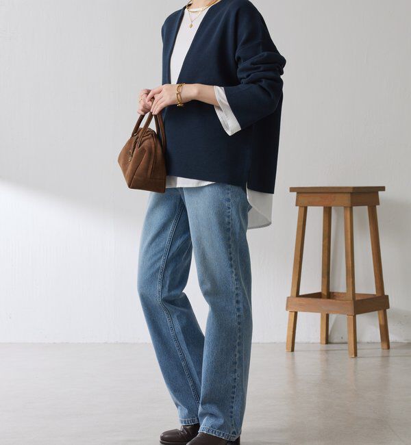  「Vネックバスクニット」|ニット・セーター|