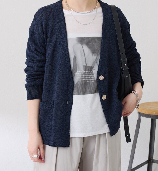  「コットン混カーディガン」|ニット・セーター|