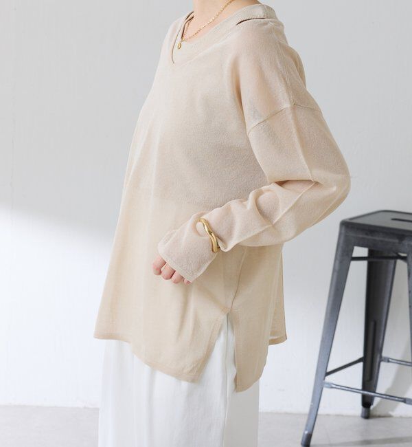  「レイヤードVネックニット」|ニット・セーター|