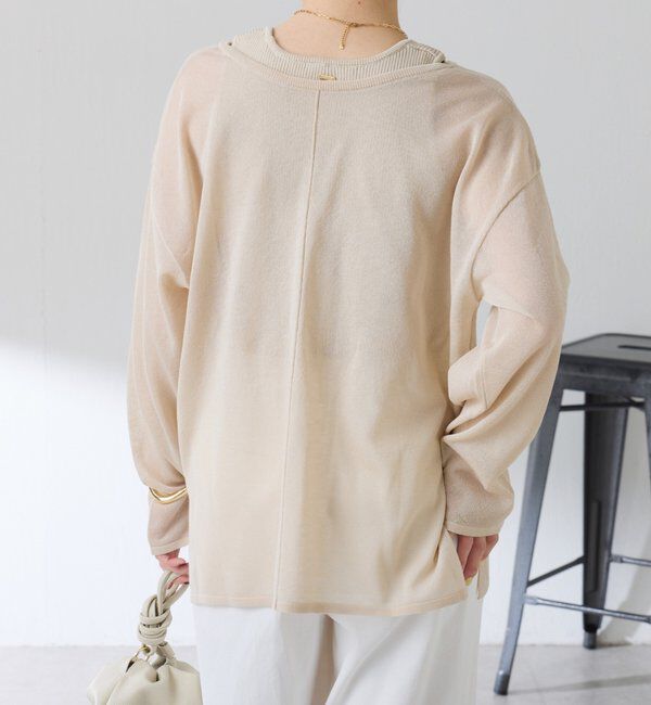  「レイヤードVネックニット」|ニット・セーター|