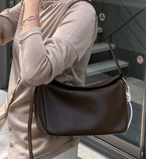  「《人気インフルエンサー企画》メタルレスレザーバッグ」|トートバッグ|