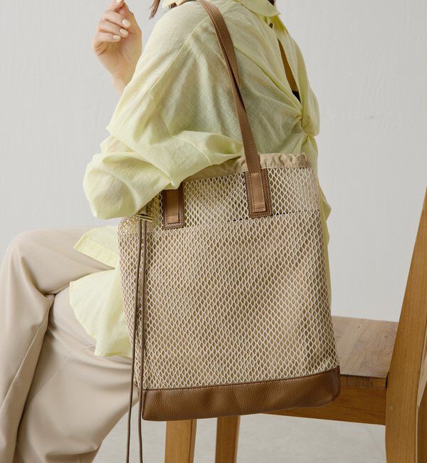 「【PAPILLONNER/パピヨネ】メッシュ2WAYトートバッグ」|トートバッグ|