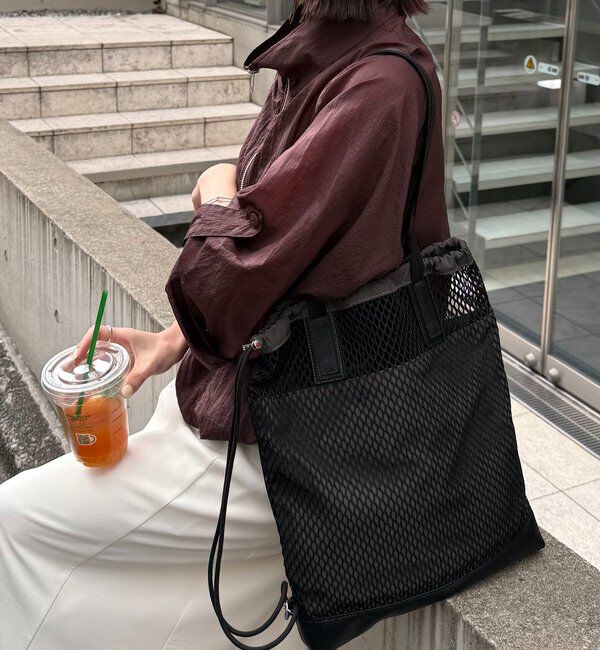  「【PAPILLONNER/パピヨネ】メッシュ2WAYトートバッグ」|トートバッグ|