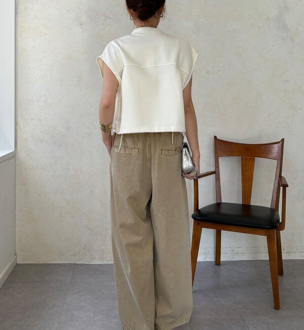  「【WEB限定】ショートベスト&times;カーゴスカートセット」|スーツ|