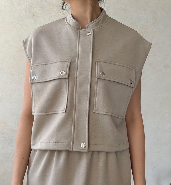  「【WEB限定】ショートベスト&times;カーゴスカートセット」|スーツ|