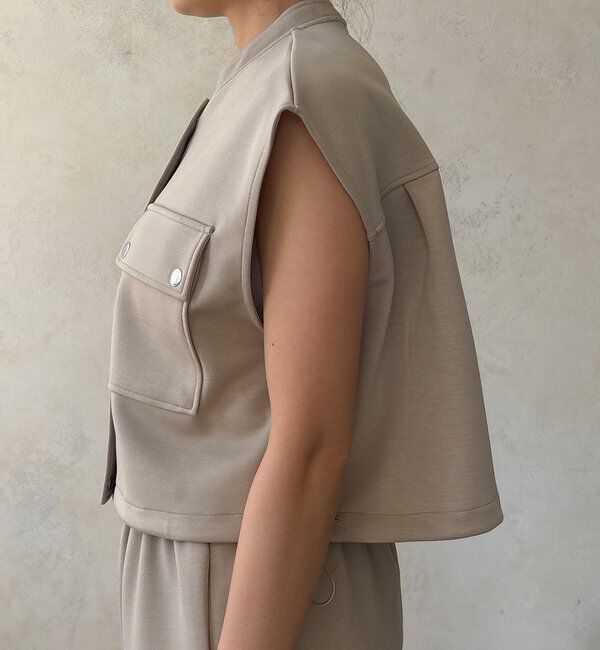  「【WEB限定】ショートベスト&times;カーゴスカートセット」|スーツ|