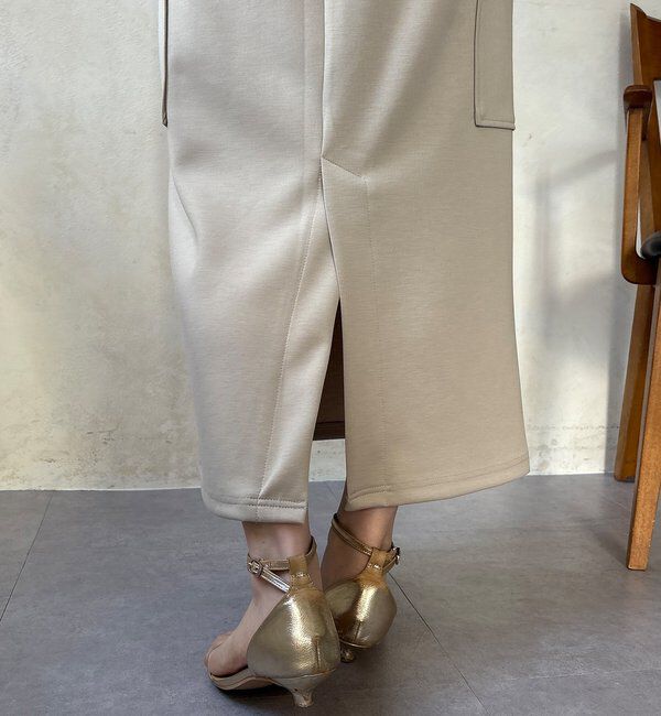  「【WEB限定】ショートベスト&times;カーゴスカートセット」|スーツ|