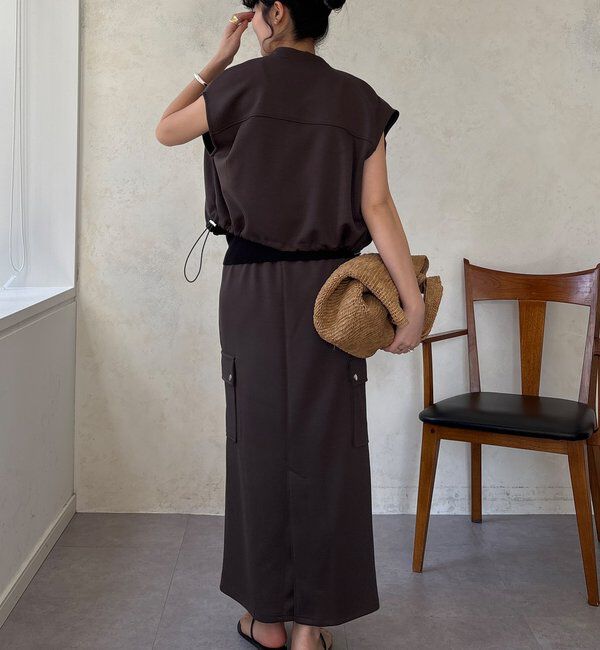  「【WEB限定】ショートベスト&times;カーゴスカートセット」|スーツ|