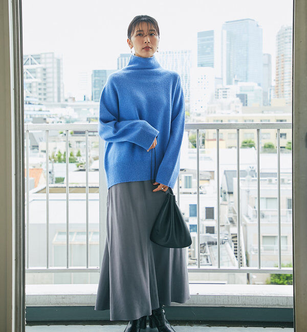  「【MEYAME（メヤメ）】レザー巾着バッグ」|クラッチバッグ|