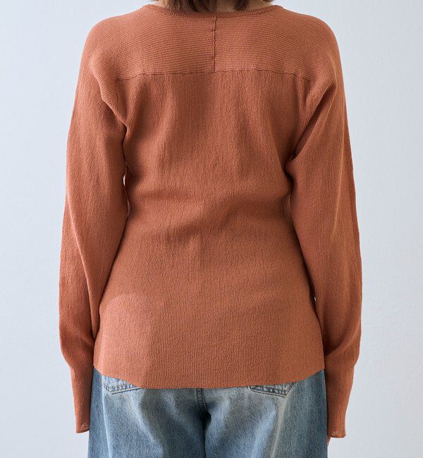  「予約【抜け感】ZIPリブニットカーディガン」|カーディガン|